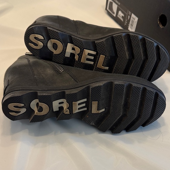 Sorel Black Joan of Arctic Wedge II Zip Boots - Picture 5 of 5